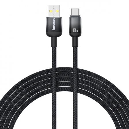 Кабель Baseus Discolor Series Fast Charging Cable USB to USB-C 100W 1m Cluster Black