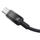 Кабель Baseus Discolor Series Fast Charging Cable USB to USB-C 100W 1m Cluster Black