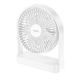 Вентилятор HOCO HX65 2000 mAh Ultra-thin desktop fan White