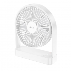 Вентилятор HOCO HX65 2000 mAh Ultra-thin desktop fan White