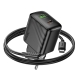 Мережевий зарядний пристрій з кабелем HOCO CS25A Rico PD20W+QC3.0 charger set(C to C) Black