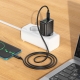 Мережевий зарядний пристрій з кабелем HOCO CS25A Rico PD20W+QC3.0 charger set(C to C) Black