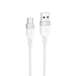 Кабель HOCO X109 Energy silicone charging data cable Type-C(L1M) White