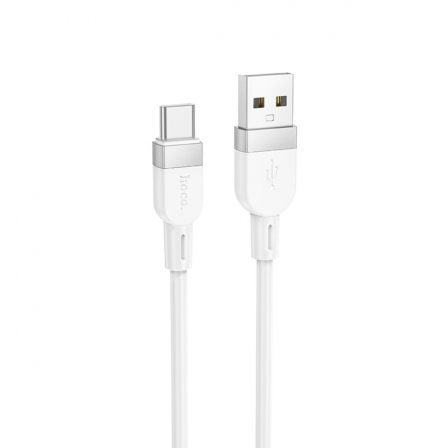 Кабель HOCO X109 Energy silicone charging data cable Type-C(L1M) White