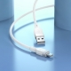 Кабель HOCO X109 Energy silicone charging data cable Type-C(L1M) White