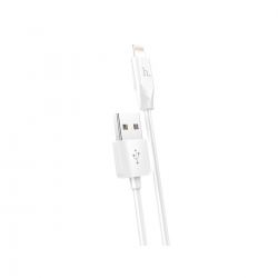 Кабель HOCO X1 USB to iP 2.4A, 1m, PVC, PVC connectors, White