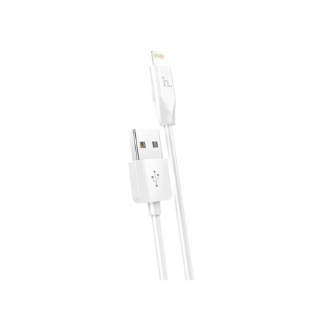 Кабель HOCO X1 USB to iP 2.4A, 1m, PVC, PVC connectors, White