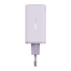 Мережевий зарядний пристрій з кабелем Baseus GaN6 Pro Fast Charger 2C+2U 65W EU Star Purple(With:Mini White Cable C to C 100W(20
