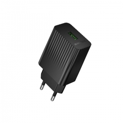 Мережевий зарядний пристрій BOROFONE BAS72A Source single port QC3.0 charger Black