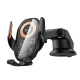 Автотримач для телефона з БЗП HOCO HOCO HW34 Blue whale 3-axis linkage wireless fast charging car holder(center console)
