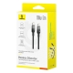 Кабель Baseus Discolor Series Fast Charging Cable USB-C to USB-C 100W 1m Cluster Black