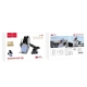 Автотримач для телефона з БЗП HOCO S14 Surpass automatic induction wireless charging car holder Silver