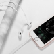 Навушники HOCO M101 Crystal joy wire-controlled earphones with microphone White