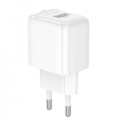Мережевий зарядний пристрій BOROFONE BAS42A Potential single-port QC3.0 charger(EU) White