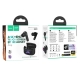 Бездротові навушники HOCO EQ21 Sandy true wireless ANC+ENC noise reduction touch screen BT headset Midnight Black