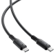 Кабель ACEFAST C17-03 USB-C to USB-C silicone charging data cable Black