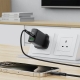 Кабель ACEFAST C17-03 USB-C to USB-C silicone charging data cable Black