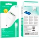 Мережевий зарядний пристрій з кабелем BOROFONE BA79A Clever four-port PD20W(1C3A) charger set(C to iP) White