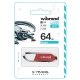 Флеш-накопичувач Wibrand USB 2.0 Aligator 64Gb Dark Red