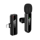 Бездротова мікрофонна система HOCO L20 Fair wireless microphone iP Black