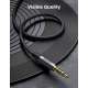 Аудіокабель UGREEN 3.5mm 4-Pole M/M Audio Cable Alu Case 1m