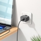 Мережевий зарядний пристрій з кабелем HOCO CS11A Ocean single port charger set(iP) Black