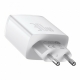 Мережевий зарядний пристрій Baseus Compact Quick Charger 2U+C 30W EU White