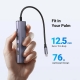 USB-хаб UGREEN CM511 USB-C To HDMI+3*USB 3.0 A+PD Power Converter