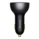 Автомобільний зарядний пристрій Baseus Digital Display PD3.1 Dual Fast Charger Car Charger U+C 140W Set Obsidian Black (With Sup