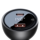 Автомобільний зарядний пристрій Baseus Digital Display PD3.1 Dual Fast Charger Car Charger U+C 140W Set Obsidian Black (With Sup