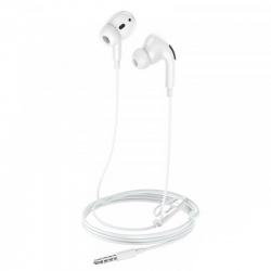 Навушники HOCO M101 Pro Crystal sound wire-controlled earphones with microphone White