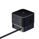 Мережевий зарядний пристрій Baseus Super GaN Desktop Charger with Retractable Cable 3C+U 100W EU Cosmic Black