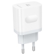 Мережевий зарядний пристрій BOROFONE BA99A Breeze single port PD20W charger White