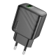 Мережевий зарядний пристрій HOCO CS21A Rich single port QC3.0 charger Black