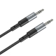 Аудіокабель HOCO UPA23 AUX audio cable Metal Gray