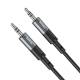 Аудіокабель HOCO UPA23 AUX audio cable Metal Gray