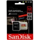 Карта пам'яті microSDHC (UHS-1 U3) SanDisk Extreme Action A1 32Gb class 10 V30 (R100MB/s, 667x) (adapter SD)