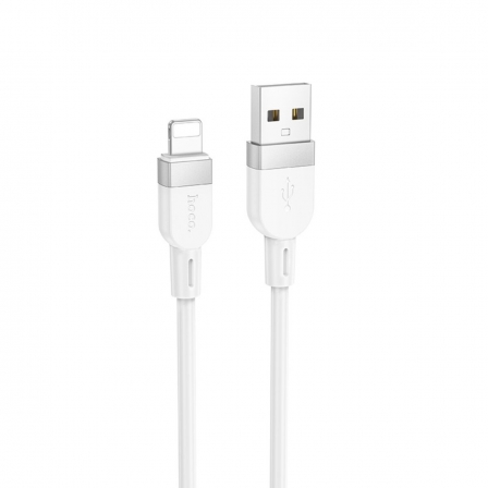 Кабель HOCO X109 Energy silicone charging data cable iP (L1M) White