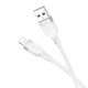 Кабель HOCO X109 Energy silicone charging data cable iP (L1M) White