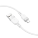 Кабель HOCO X109 Energy silicone charging data cable iP (L1M) White