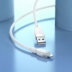 Кабель HOCO X109 Energy silicone charging data cable iP (L1M) White