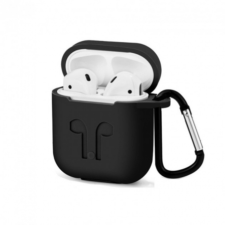 

Чехол для наушников Apple AirPods Black, Черный