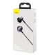 Навушники Baseus Encok 3.5mm Wired Earphone H19 Black