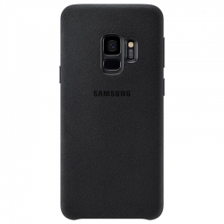 Чехол-накладка Samsung Galaxy S10 Plus Alcantara Black