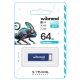 Флеш-накопичувач Wibrand USB 2.0 Chameleon 64Gb Blue