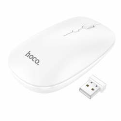 Маніпулятор миша HOCO GM15 Art dual-mode business wireless mouse White