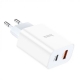 Мережевий зарядний пристрій HOCO C97A PD20W+QC3.0 charger White