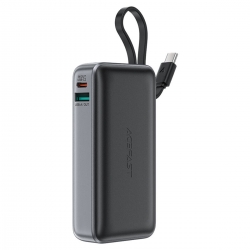 Зовнішній акумулятор ACEFAST M7 PD30W power bank with cable 10000mAh, Black
