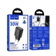 Мережевий зарядний пристрій HOCO N63 Gentle PD30W+QC3.0 charger (EU) Black