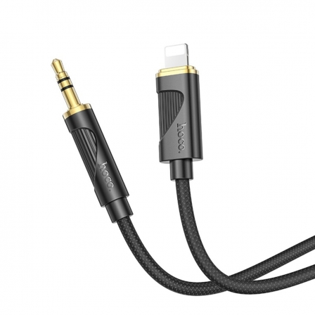 Аудiокабель HOCO UPA30 Friend digital audio conversion cable iP Black